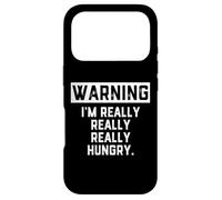Carcasa para iPhone 17 Pro Warning: I'm Really Really Really Hungry Funny Food Dad Joke