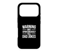 Carcasa para iPhone 17 Pro Warning May Spontaneously Tell Dad Jokes