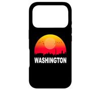 Carcasa para iPhone 17 Pro Washington DC Vintage Sunset Retro City State USA