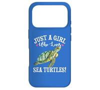Carcasa para iPhone 17 Pro Watercolor Womens Just A Girl Who Loves Sea Turtles Lover