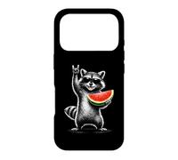 Carcasa para iPhone 17 Pro Watermelon Raccoon Rock On Summer Vibe Men Women Kids