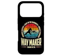 Carcasa para iPhone 17 Pro Waymaker Promise Keeper Miracle Worker Christian Men