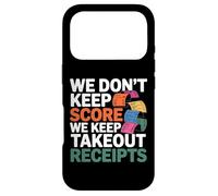 Carcasa para iPhone 17 Pro We Don't Keep Score We Keep Takeout Receipts