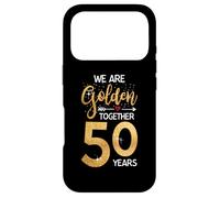 Carcasa para iPhone 17 Pro We Golden Together Romantic Couples 50th Wedding Anniversary