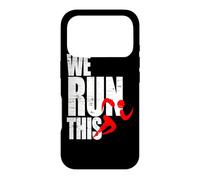 Carcasa para iPhone 17 Pro We Run This Correr motivación maratón Fitness Entrenamiento