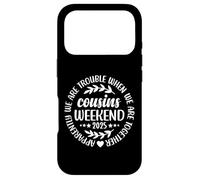 Carcasa para iPhone 17 Pro We're Trouble When We're Together Funny Cousins Weekend 2025