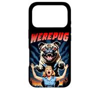 Carcasa para iPhone 17 Pro Werepug - Retro Vintage B-Movie 80's Horror Hombre Lobo Perro Pug