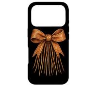 Carcasa para iPhone 17 Pro Western Bow Cowgirl Rodeo Wild West Country Concierto Cowboy