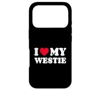Carcasa para iPhone 17 Pro Westies Westy West Highland White Terrier I Love My Westie