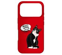 Carcasa para iPhone 17 Pro What is Wrong with You? Cat Funny Humor