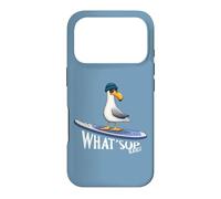 Carcasa para iPhone 17 Pro What Sup Beaches Gaviota de Stand Up Paddle Casual