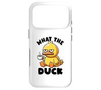 Carcasa para iPhone 17 Pro What The Duck Owner I Love Ducks Lover Divertido Pato de Goma