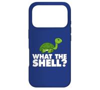 Carcasa para iPhone 17 Pro What The Shell Divertido Turtle Shell Yeah