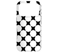 Carcasa para iPhone 17 Pro White Black Circle Star Monochrome Scandinavian Pattern