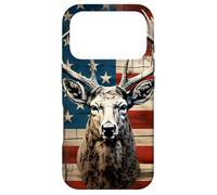 Carcasa para iPhone 17 Pro Whitetail Deer Buck Hunting Vintage Hunter American USA