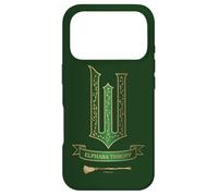 Carcasa para iPhone 17 Pro Wicked Movie Logo Elphaba Green and Gold Broom
