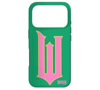 Carcasa para iPhone 17 Pro Wicked Movie W Logo Pink Goes Good with Green