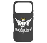 Carcasa para iPhone 17 Pro Wife Is My Angel She Watches Over Me In Memory
