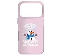 Carcasa para iPhone 17 Pro WiFi Snow-Fi Signal Lost Funny Winter Pun Apparel Snowman