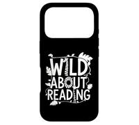 Carcasa para iPhone 17 Pro Wild About Reading Jungle Theme Fun Book Lover