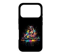 Carcasa para iPhone 17 Pro Wild Female DJ Rave EDM Music Festival DJ Paint Splash Art