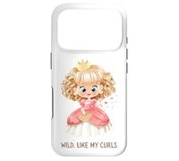 Carcasa para iPhone 17 Pro Wild Like My Curls Cute Girl Cabello Rizado Cabello Salvaje niño