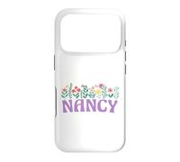 Carcasa para iPhone 17 Pro Wildflower Floral Nancy Nombre Día de la Madre Mujeres