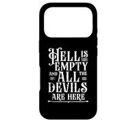 Carcasa para iPhone 17 Pro William Shakespeare - El Infierno está vacío y Todos los Demonios están aquí