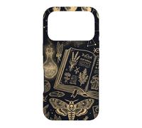 Carcasa para iPhone 17 Pro Witchy Celestial Moon Phase Spellbook Dark Magic Book Lovers