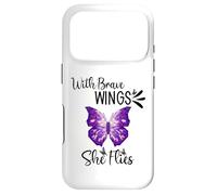 Carcasa para iPhone 17 Pro with Brave Wings She Flies Sign She Flies with Her Own Wings