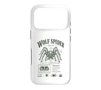 Carcasa para iPhone 17 Pro Wolf Spider Lycosidae Arachnid Natural History