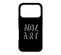 Carcasa para iPhone 17 Pro Wolfgang Amadeus Mozart Retrato Letras