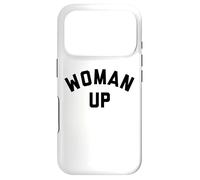Carcasa para iPhone 17 Pro Woman Up Gym Workout Motivational Quotes Feminist Women Up