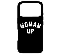 Carcasa para iPhone 17 Pro Woman Up Workout Gym Motivational Quote Feminist Women Up