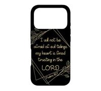 Carcasa para iPhone 17 Pro Women’s Christian Bible Verse: I Will Not Be Afraid of Evil
