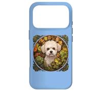 Carcasa para iPhone 17 Pro Womens Girls Beautiful Illustration Bichon Frise Lover