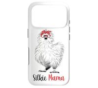 Carcasa para iPhone 17 Pro Womens Girls Funny Silkie Chicken Mom Mama Lover