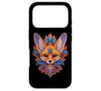 Carcasa para iPhone 17 Pro Womens Girls Kids Colorful Mandala Fennec Fox Lover