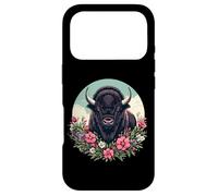 Carcasa para iPhone 17 Pro Womens Girls Old West Retro Vintage Floral Buffalo Lover