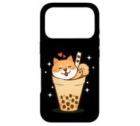 Carcasa para iPhone 17 Pro Womens Japanese Bubble Boba Tea Kawaii Kids Shiba Inu Dog