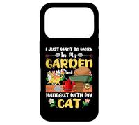 Carcasa para iPhone 17 Pro Work In My Garden and Hangout with My Cat Plantas Botánica