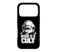 Carcasa para iPhone 17 Pro “Work IS A Cult”, Karl Marx, Comunismo, Marx
