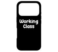 Carcasa para iPhone 17 Pro Working Class Blue Collar Work Ethic Saying Design