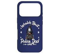 Carcasa para iPhone 17 Pro Worlds Best Police Dad For Men Grandpa Police Officer GNOME
