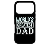 Carcasa para iPhone 17 Pro Worlds Greatest Dad/Farter del Mundo, Diciendo