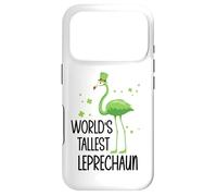 Carcasa para iPhone 17 Pro World'S Tallest Leprechaun St Patricks Flamingo Shenanigan