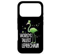 Carcasa para iPhone 17 Pro World'S Tallest Leprechaun St Patricks Flamingo Shenanigans