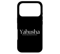 Carcasa para iPhone 17 Pro Yahusha el Mismo Hoy, mañana y para Siempre. Nombre del Hijo de Dios