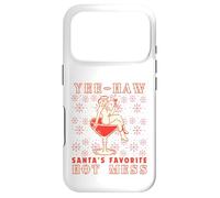 Carcasa para iPhone 17 Pro Yee-Haw, Santa's Favorite Hot Mess Funny Western Cowgirl Chr