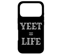 Carcasa para iPhone 17 Pro Yeet Equals Life - Funny Gamer YEET Meme For Yeeting Yeets